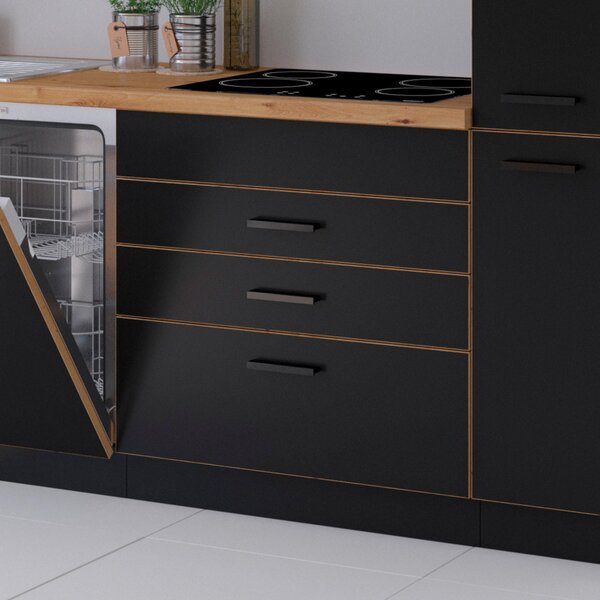 KUCHYNSKÁ LINKA BLACKY 280 280 cm P & B - Online Only kuchyne, Online Only
