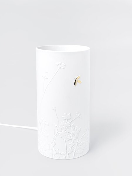 Porcelánová stolná lampa Flower