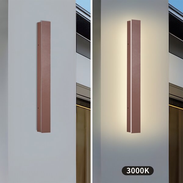 Brilagi - LED vonkajšie nástenné svietidlo LINEAR LED/12W/230V 3000K IP65 50 cm hnedé CRI 90