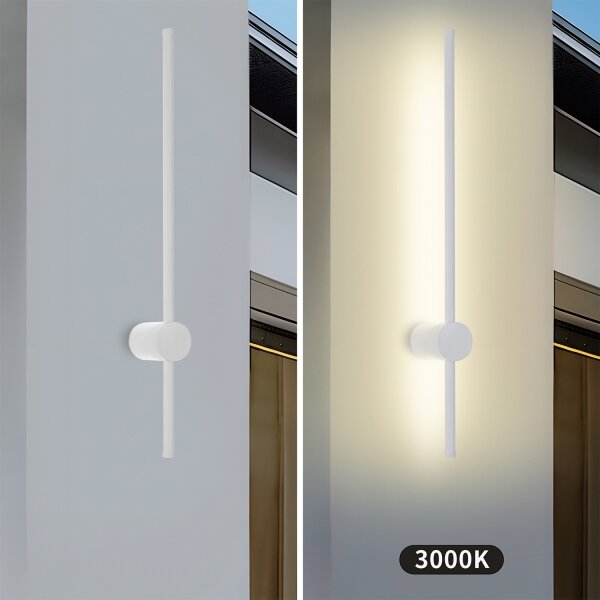 Brilagi - LED vonkajšie nástenné svietidlo AURA LED/12W/230V 3000K IP54 65 cm biele CRI 90