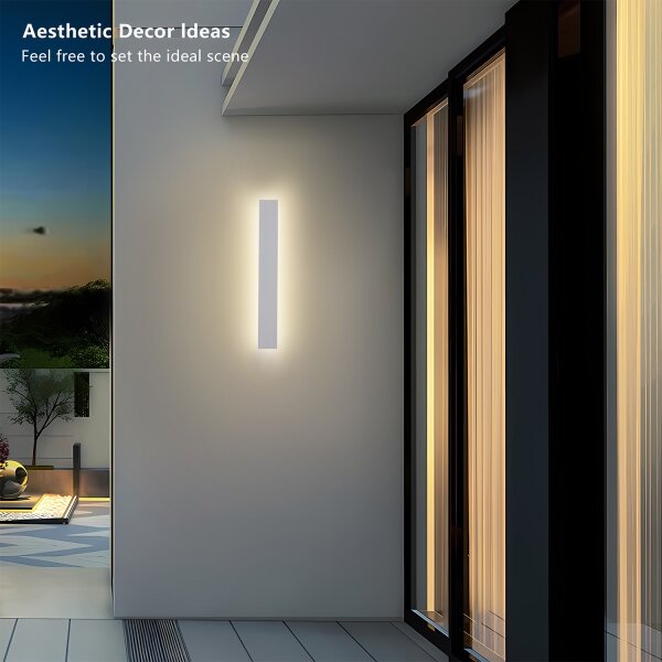 Brilagi - Vonkajšie nástenné LED svietidlo LINEAR LED/12W/230V 3000K IP65 50 cm biela CRI 90