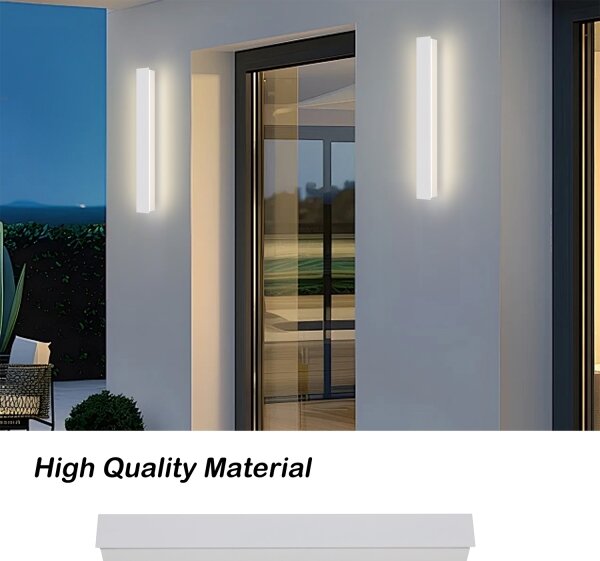 Brilagi - Vonkajšie nástenné LED svietidlo LINEAR LED/12W/230V 3000K IP65 50 cm biela CRI 90