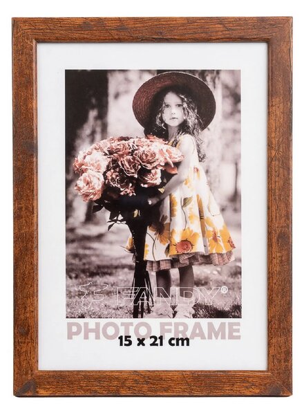 FANDY Drevený rámček Style 15x21 2 hnedý