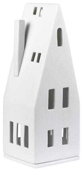 Porcelánový svietnik domček Pointed Roof 20 cm