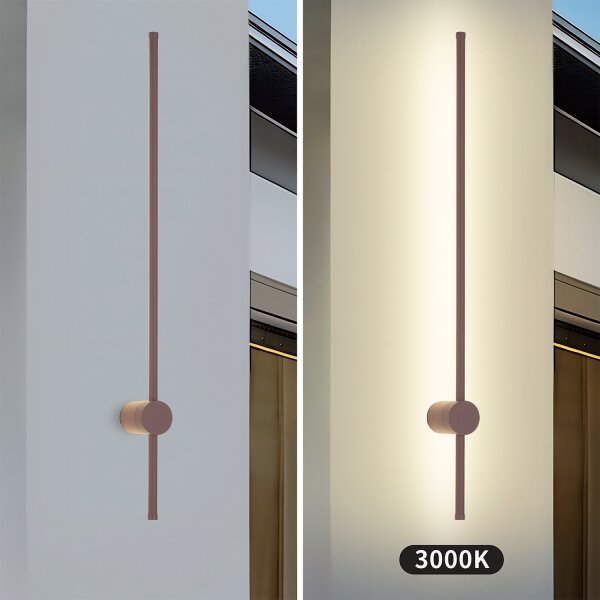 Brilagi - LED vonkajšie nástenné svietidlo AURA LED/20W/230V 3000K IP54 97 cm hnedé CRI 90