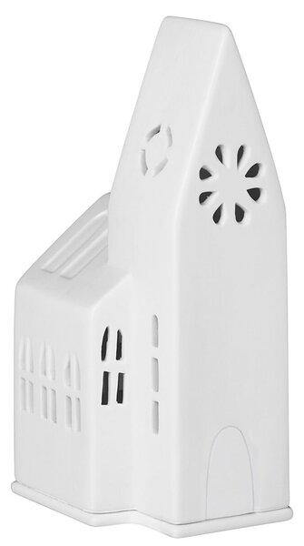 Porcelánový svietnik Church 18 cm