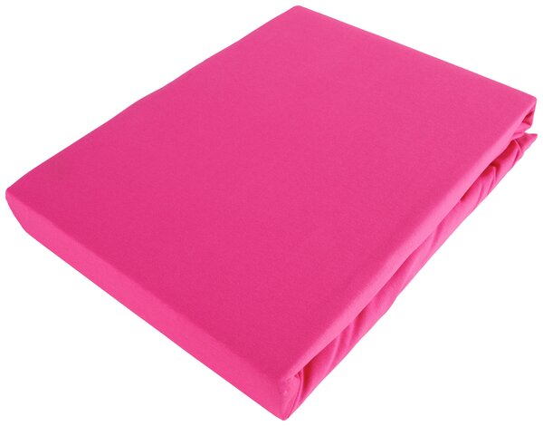 NAPÍNACIA PLACHTA NA BOXSPRIN, džersej, pink, 140/220 cm Novel - Obliečky & plachty
