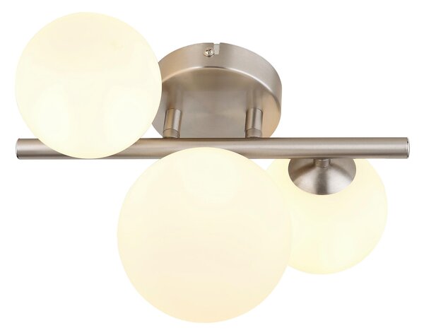 STROPNÉ LED SVIETIDLO, 28,5/23,5/20,5 cm Globo - Online Only bytové doplnky, Online Only