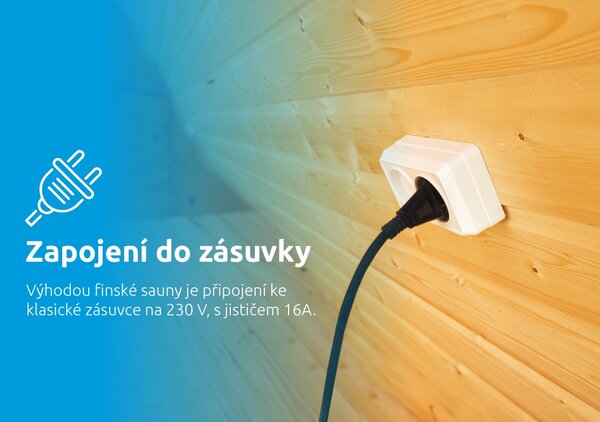 Marimex | Fínska sauna Marimex KOTI M + saunové kachle (FSC) | 11100107