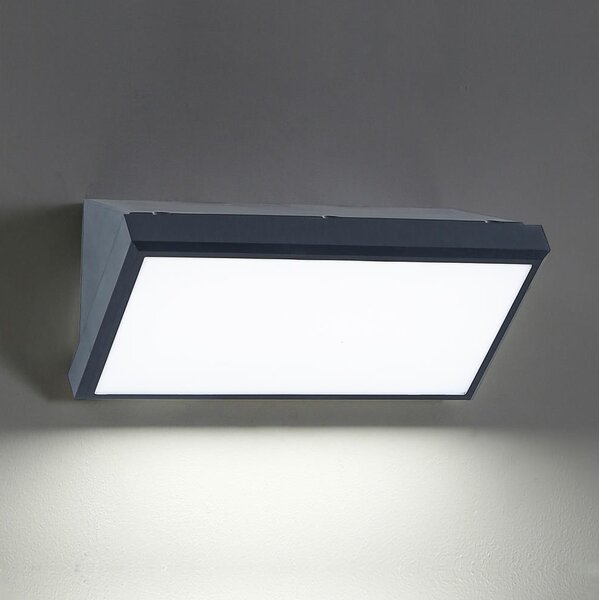 Brilagi - Vonkajšie nástenné svietidlo TRIANGLE 1xE27/60W/230V antracit IP65