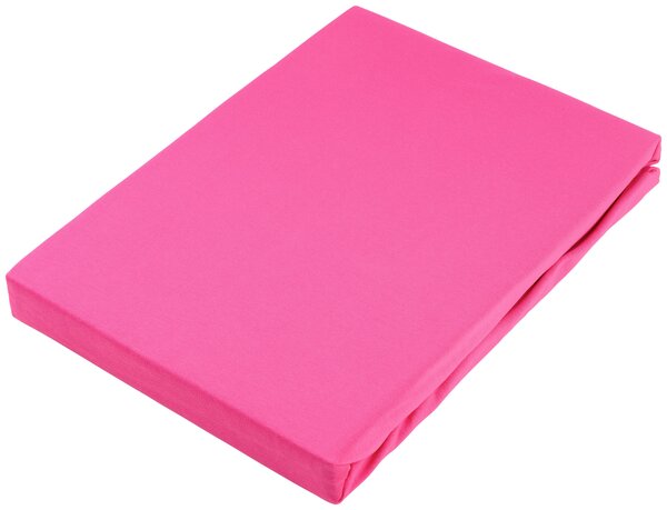 NAPÍNACIA PLACHTA NA BOXSPRIN, džersej, pink, 90/220 cm Novel - Obliečky & plachty