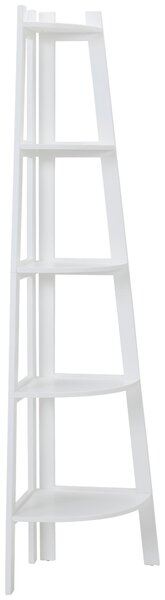 ROHOVÝ REGÁL, biela, 40/180/40 cm Carryhome - Regály