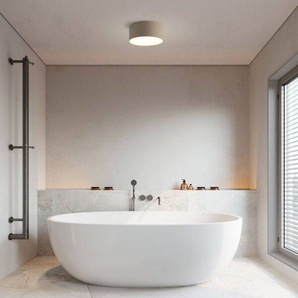 Brilagi - LED kúpeľňové stropné svietidlo FORIS LED/20W/230V pr. 15 cm béžové IP44