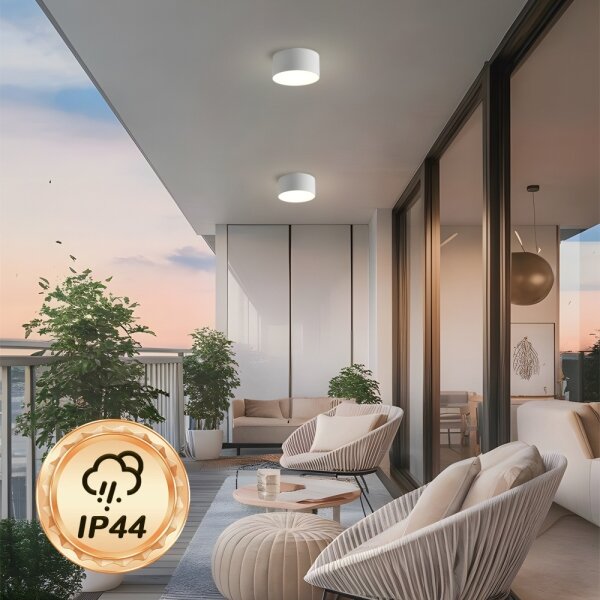 Brilagi - LED kúpeľné stropné svietidlo FORIS LED/14W/230V priemer 12 cm biele IP44