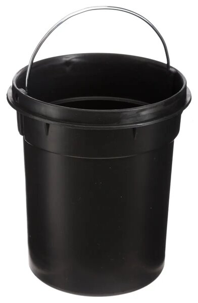 Odpadkový kôš s bambusovým vekom NATUREO 3L, čierny