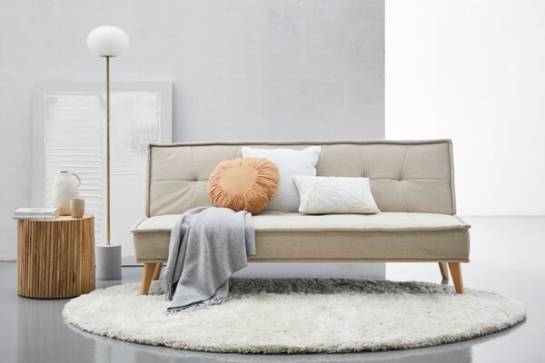 ROZKLADACIA POHOVKA, textil, béžová MID.YOU - Sedačky, Online Only