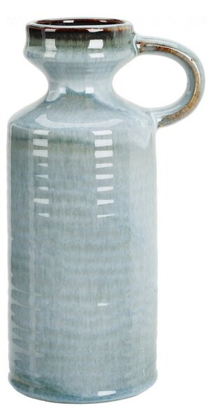 Kameninová váza Busara 8,5 x 20 cm, modrá