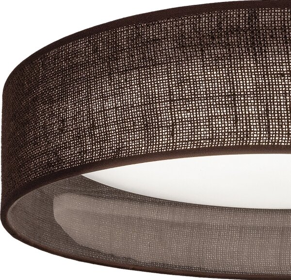 Brilagi - LED stropné svietidlo VELVET SIMPLE LED/24W/230V 4000K pr. 45 cm hnedé