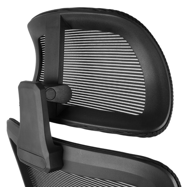 Kancelárska ergonomická stolička Neoseat LORELI — čierna, nosnosť 150 kg