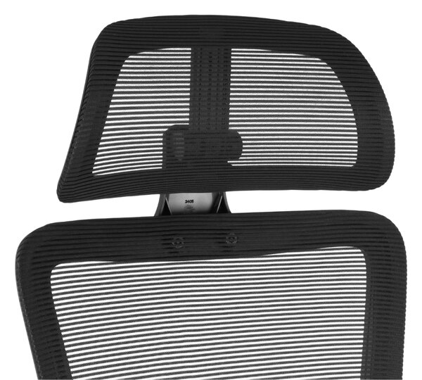 Kancelárska ergonomická stolička Neoseat LORELI — čierna, nosnosť 150 kg