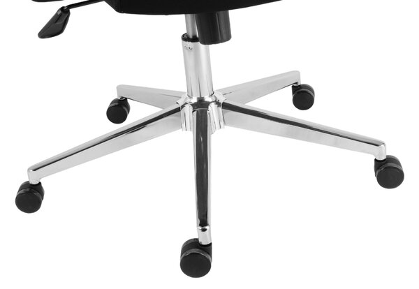 Kancelárska ergonomická stolička Neoseat LORELI — čierna, nosnosť 150 kg