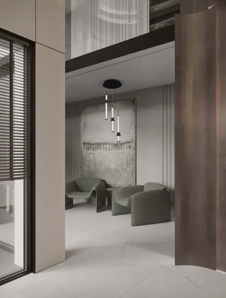 LED stmievateľný čierny dizajnový luster Atmosfera 3