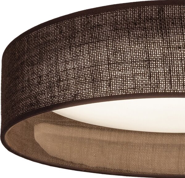 Brilagi - LED stropné svietidlo VELVET SIMPLE LED/24W/230V 3000K priemer 45 cm hnedá