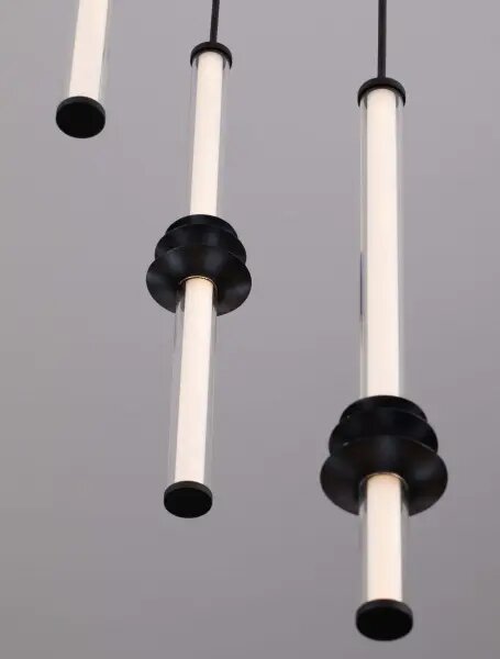 LED stmievateľný čierny dizajnový luster Atmosfera 3
