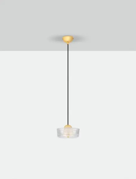 LED platinum zlatý dizajnový luster Keros 211