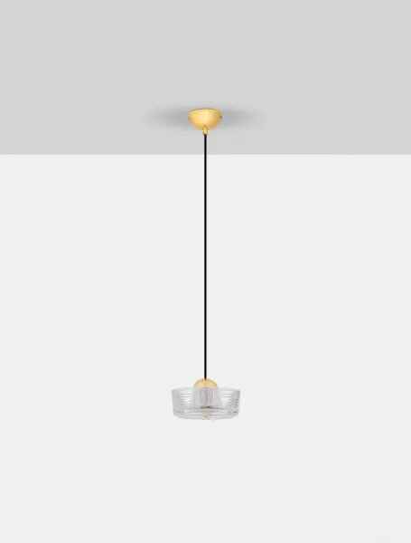 LED platinum zlatý dizajnový luster Keros 211
