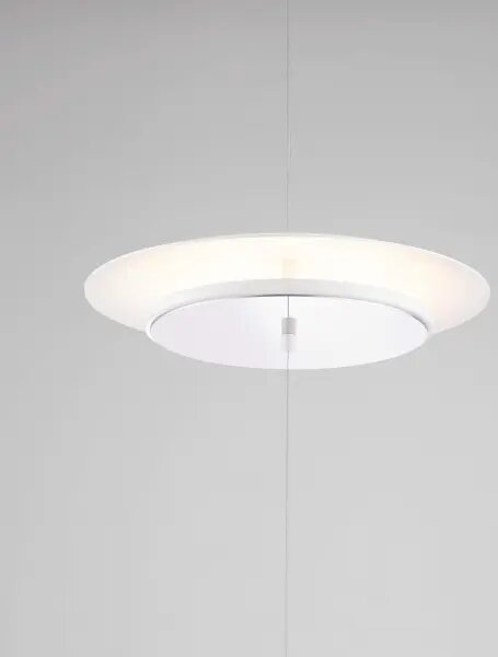 LED stmievateľná bielo-chrómová stojaca lampa Olos-50 – 50 x 12 cm