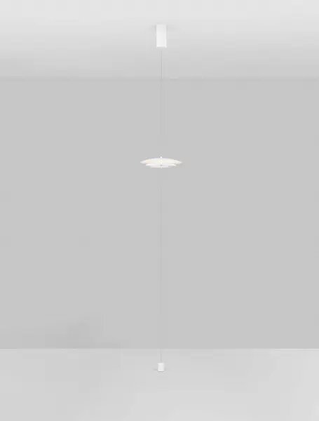 LED stmievateľná bielo-chrómová stojaca lampa Olos-50 – 50 x 12 cm