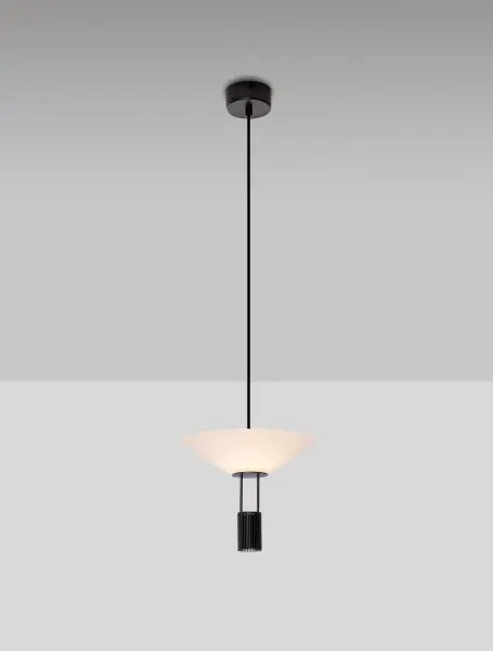 LED čierny dizajnový luster Anafi 210