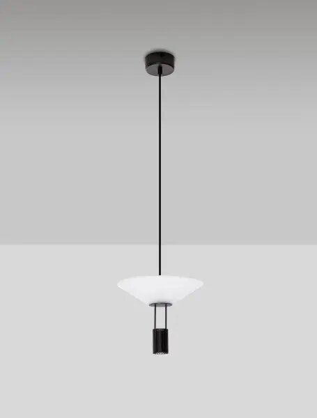 LED čierny dizajnový luster Anafi 210