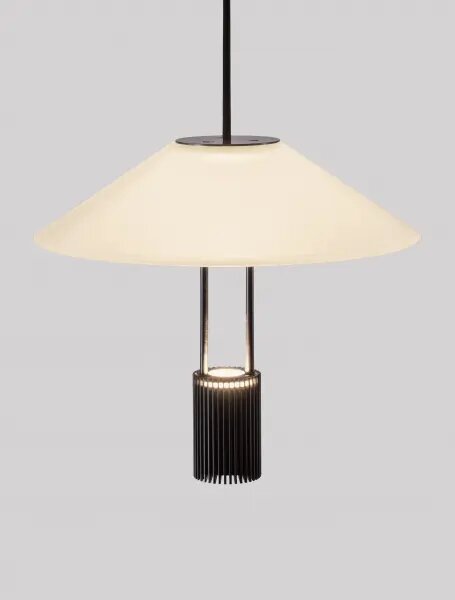 LED čierny moderný luster Anafi