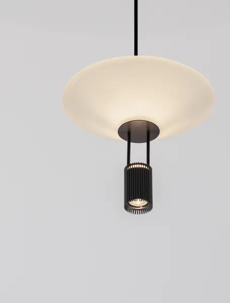 LED čierny dizajnový luster Anafi 210