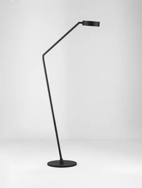 LED stmievateľná čierna stojaca lampa Afi