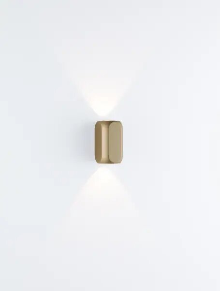 LED champaign zlaté svietidlo na stenu Elli