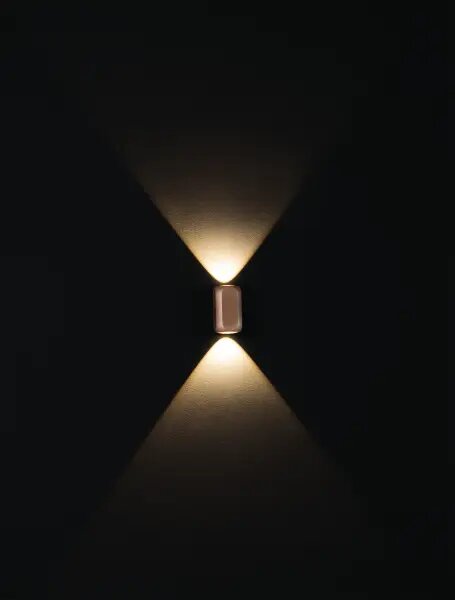 LED champaign zlaté svietidlo na stenu Elli
