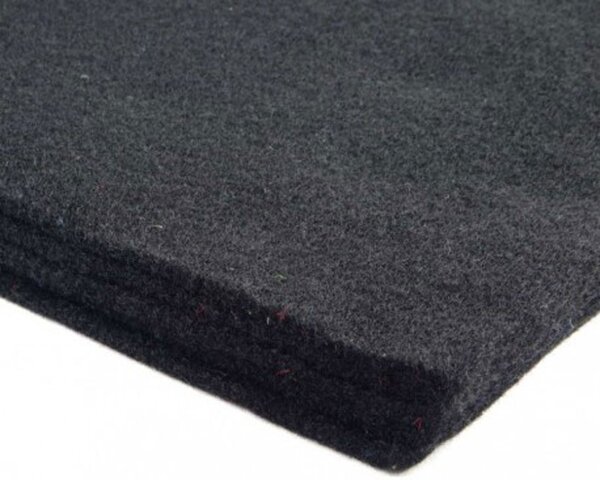 Dekoračný filc 3 mm, farba čierna, metráž 150 cm