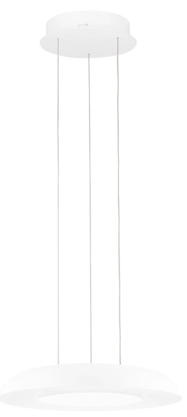 LED stmievateľný biely moderný luster Ormi 40