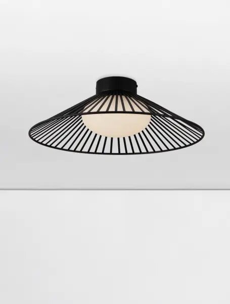 LED čierne moderné stropné svietidlo Brume