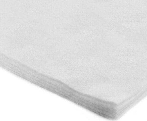 Dekoračný filc 3 mm, farba bílá, metráž 150 cm