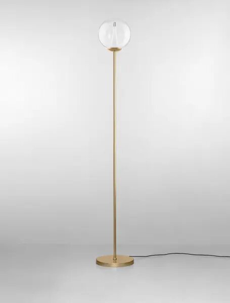 LED stmievateľná zlatá stojaca lampa Gi