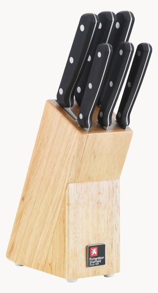 Kuchynské nože's dreveným stojanom Cucina, 7 ks