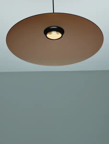 LED čierno-moca hnedý moderný luster Polifemo 60 – Hnedá