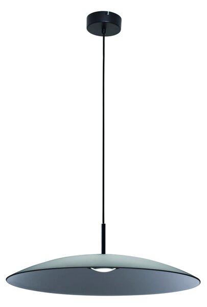 LED čierno-dymový dizajnový luster Polifemo 60