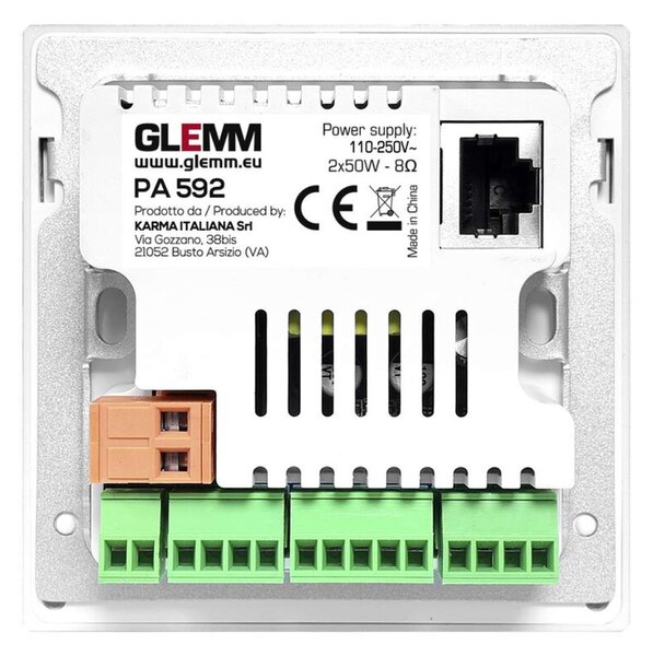 GLEMM PA592 nástenný prehrávač so zosilňovačom