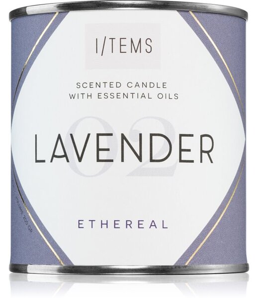 I/TEMS Essential 02 / Lavender vonná sviečka 200 g