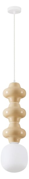LED kremovo-biele dizajnové svietidlo Clio 3